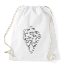 PRINTFASHION Elrablás - Sportzsák, Tornazsák - Fehér tornazsák