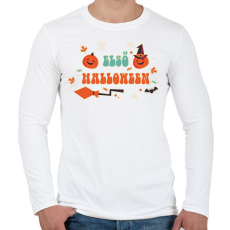 PRINTFASHION Első Halloween - Férfi hosszú ujjú póló - Fehér