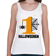 PRINTFASHION Első Halloweenem - Női atléta - Fehér