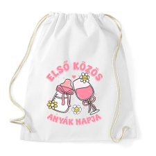 PRINTFASHION Első közös anyák napja - Sportzsák, Tornazsák - Fehér tornazsák