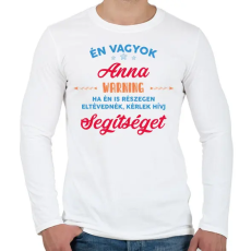 PRINTFASHION Eltévedni - Én vagyok - Férfi hosszú ujjú póló - Fehér