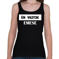 PRINTFASHION Eltévedt pároknak - Én vagyok (fehér) - Női atléta - Fekete