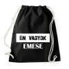 PRINTFASHION Eltévedt pároknak - Én vagyok (fehér) - Sportzsák, Tornazsák - Fekete