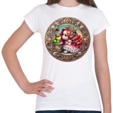 PRINTFASHION Elvarázsolt béka - Női póló - Fehér női póló