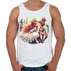 PRINTFASHION Elvarázsolt herceg - Férfi atléta - Fehér