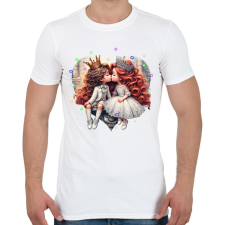 PRINTFASHION Elvarázsolt herceg - Férfi póló - Fehér férfi póló