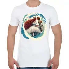 PRINTFASHION Elvarázsolt herceg - Férfi póló - Fehér férfi póló