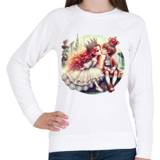 PRINTFASHION Elvarázsolt herceg - Női pulóver - Fehér
