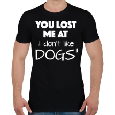 PRINTFASHION Elvesztettél - Férfi póló - Fekete férfi póló