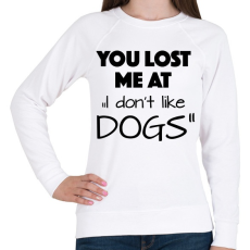 PRINTFASHION Elvesztettél - Női pulóver - Fehér