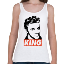 PRINTFASHION Elvis Presley  - Női atléta - Fehér női trikó