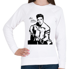 PRINTFASHION Elvis Presley - Női pulóver - Fehér