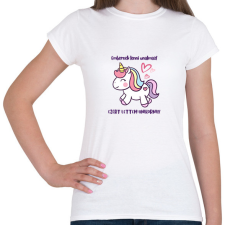 PRINTFASHION Embernek lenni unalmas - Női póló - Fehér női póló