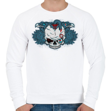 PRINTFASHION Embertelen - Férfi pulóver - Fehér férfi pulóver, kardigán