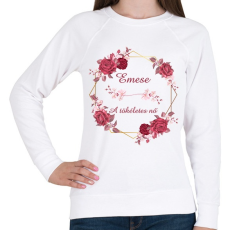 PRINTFASHION Emese - Női pulóver - Fehér