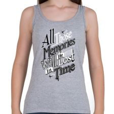 PRINTFASHION Emlékezz - Női atléta - Sport szürke női trikó