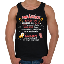 PRINTFASHION Emlékörző - Férfi atléta - Fekete atléta, trikó