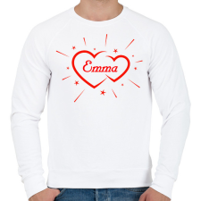 PRINTFASHION Emma - Férfi pulóver - Fehér férfi pulóver, kardigán
