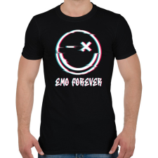 PRINTFASHION Emo forever - Férfi póló - Fekete férfi póló