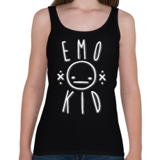 PRINTFASHION Emo kid - Női atléta - Fekete