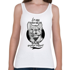PRINTFASHION én egy francia bulldog büszke gazdija vagyok! - Női atléta - Fehér