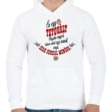 PRINTFASHION Én egy tetovált anyuka vagyok. - Férfi kapucnis pulóver - Fehér férfi pulóver, kardigán