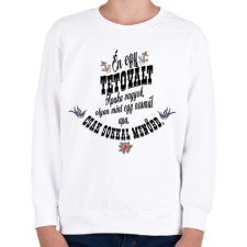 PRINTFASHION Én egy tetovált apuka vagyok.. - Gyerek pulóver - Fehér gyerek pulóver, kardigán