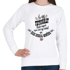 PRINTFASHION Én egy tetovált apuka vagyok.. - Női pulóver - Fehér