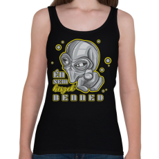 PRINTFASHION Én se hiszek benned - Női atléta - Fekete