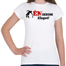 PRINTFASHION Én sosem iszom eleget - Női póló - Fehér