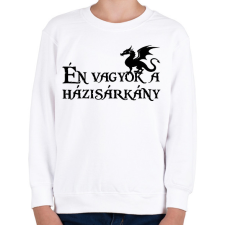 PRINTFASHION Én vagyok a házisárkány-Páros póló - Gyerek pulóver - Fehér gyerek pulóver, kardigán