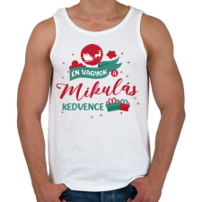 PRINTFASHION Én vagyok a kedvence - Páros - Férfi atléta - Fehér atléta, trikó