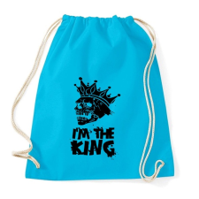 PRINTFASHION Én vagyok a király - Sportzsák, Tornazsák - Surf blue tornazsák