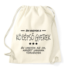 PRINTFASHION Én vagyok a középső gyerek... - Sportzsák, Tornazsák - Natúr tornazsák