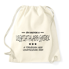 PRINTFASHION Én vagyok a legfiatalabb gyerek... - Sportzsák, Tornazsák - Natúr tornazsák