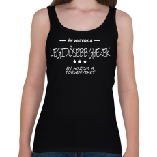 PRINTFASHION Én vagyok a legidősebb gyerek... - Női atléta - Fekete