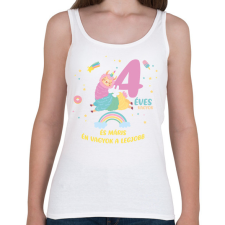 PRINTFASHION Én vagyok a legjobb - Női atléta - Fehér női trikó