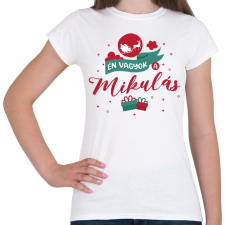 PRINTFASHION Én vagyok a Mikulás - Páros - Női póló - Fehér női póló