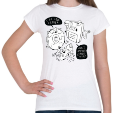 PRINTFASHION Én vagyok az apád - Női póló - Fehér női póló