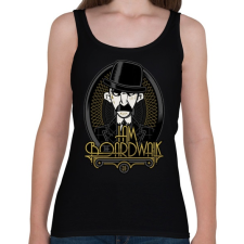 PRINTFASHION Én vagyok az ász - Női atléta - Fekete női trikó