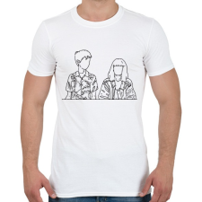 PRINTFASHION End of the f**king world - Férfi póló - Fehér férfi póló