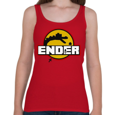 PRINTFASHION Ender - Női atléta - Cseresznyepiros női trikó