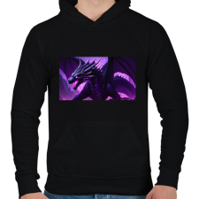 PRINTFASHION enderdragon irl - Férfi kapucnis pulóver - Fekete férfi pulóver, kardigán