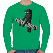 PRINTFASHION Enderman Thief - Férfi pulóver - Zöld férfi pulóver, kardigán
