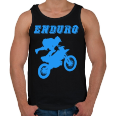 PRINTFASHION Enduro  - Férfi atléta - Fekete