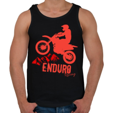 PRINTFASHION Enduro  - Férfi atléta - Fekete