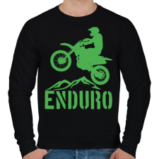 PRINTFASHION Enduro - Férfi pulóver - Fekete férfi pulóver, kardigán
