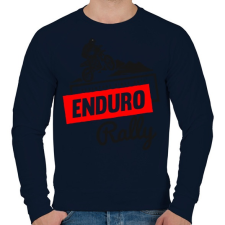 PRINTFASHION Enduro - Férfi pulóver - Sötétkék férfi pulóver, kardigán