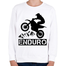 PRINTFASHION Enduro  - Gyerek pulóver - Fehér gyerek pulóver, kardigán