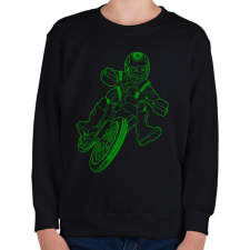 PRINTFASHION Enduro  - Gyerek pulóver - Fekete gyerek pulóver, kardigán